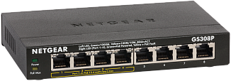 Коммутатор NETGEAR GS300 GS308P-100PES 8 ports