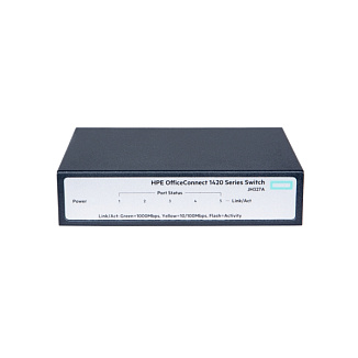 Коммутатор HPE OfficeConnect 1420 JH327A#ABB 5 ports