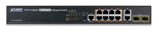 Коммутатор Planet GS-4210 GS-4210-8P2T2S 10 ports