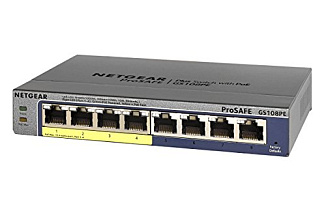 Коммутатор NETGEAR GS100 GS108PE-300EUS 8 ports