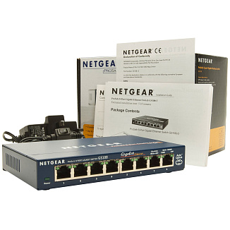 Коммутатор NETGEAR GS100 GS108GE 8 ports