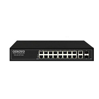 Коммутатор OSNOVO SW-8180 SW-8182/L(300W) 20 ports