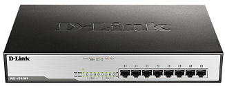 Коммутатор D-Link DGS-1000 DGS-1008MP/B1A 8 ports