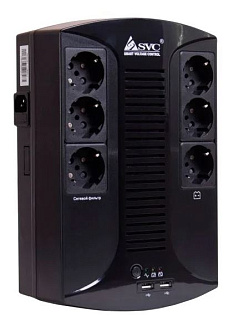 Источник бесперебойного питания SVC U 650VA/390W U-650-L