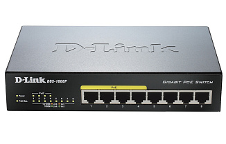 Коммутатор D-Link DGS-1000 DGS-1008P/C1A 8 ports