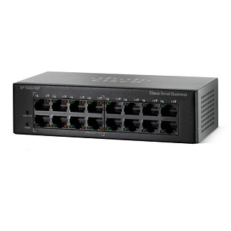 Коммутатор Cisco SF110 SF110D-16HP-EU 16 ports