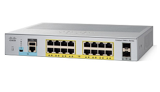 Коммутатор Cisco Catalyst 1000 C1000-16T-2G-L 18 ports