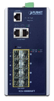 Коммутатор Planet IGS-10080 IGS-10080MFT 10 ports