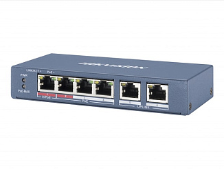 Коммутатор Hikvision DS-3E0100 DS-3E0106P-E/M 6 ports