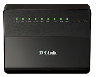 Маршрутизатор D-Link DSL-2740U/B1A/T1A