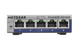 Коммутатор NETGEAR GS100 GS105E-200PES 5 ports