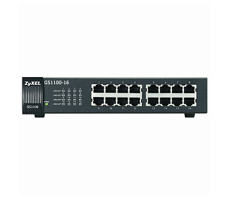 Коммутатор ZyXEL GS1100 GS1100-16-EU0101F 16 ports