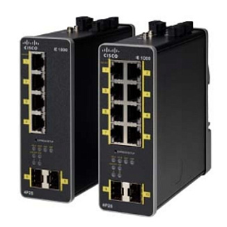 Коммутатор Cisco IE 1000 IE-1000-8P2S-LM 10 ports