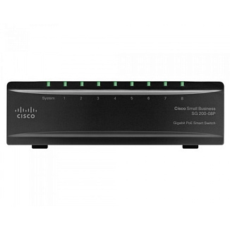 Коммутатор Cisco SB200 SLM2008PT-EU 8 ports